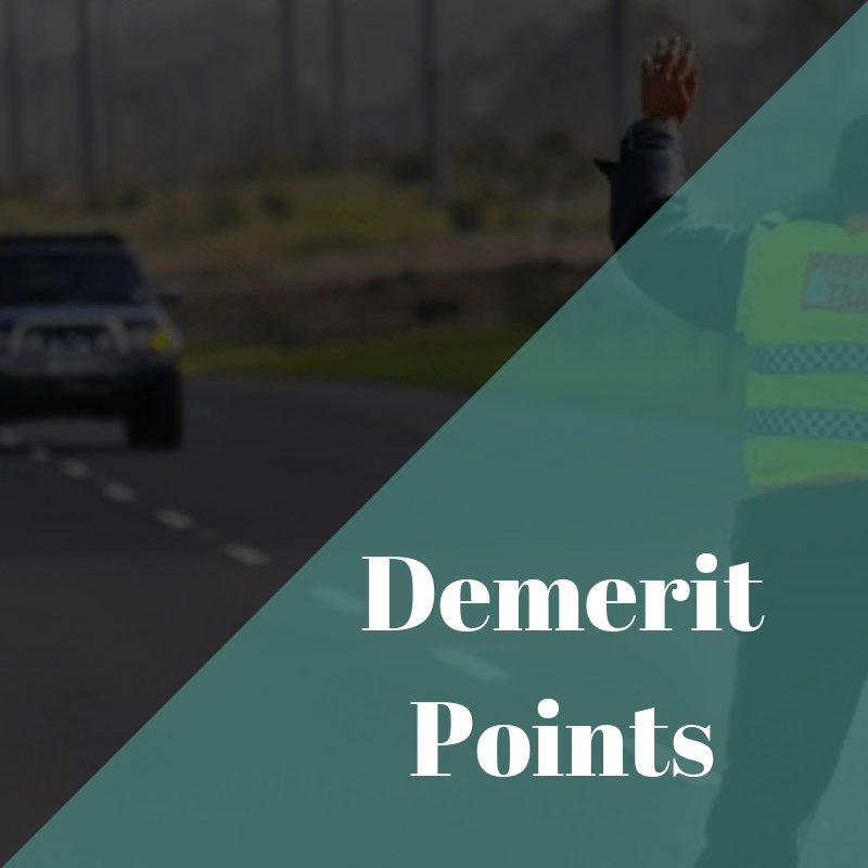 Demerit Point Chart